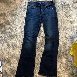 American Eagle jeans. Kick boot  size 6